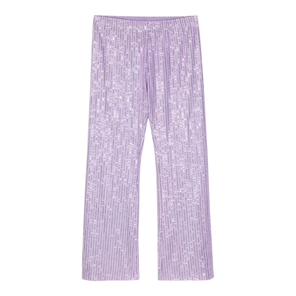 Stine Goya Markus Sequin Pants Lavender Purple Sz XS