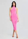 Ser.o.ya Delta Midi Dress in Malibu Pink Sz Small $295