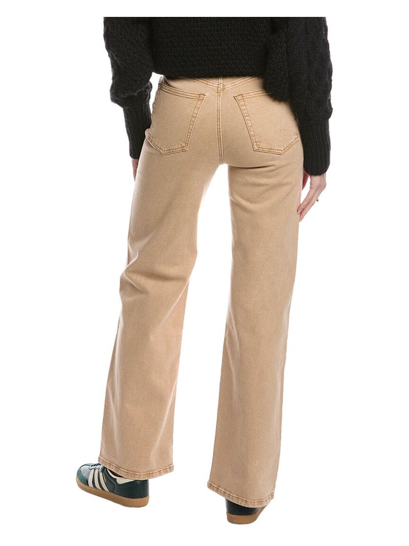 RE/DONE Washed Khaki
70s Ultra High Rise Wide Leg
Stretch Denim Jeans Sz 26 $295