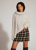 Favorite Daughter THE JAMIE Cashmere Blend Sweater in Gray Sz Large $378