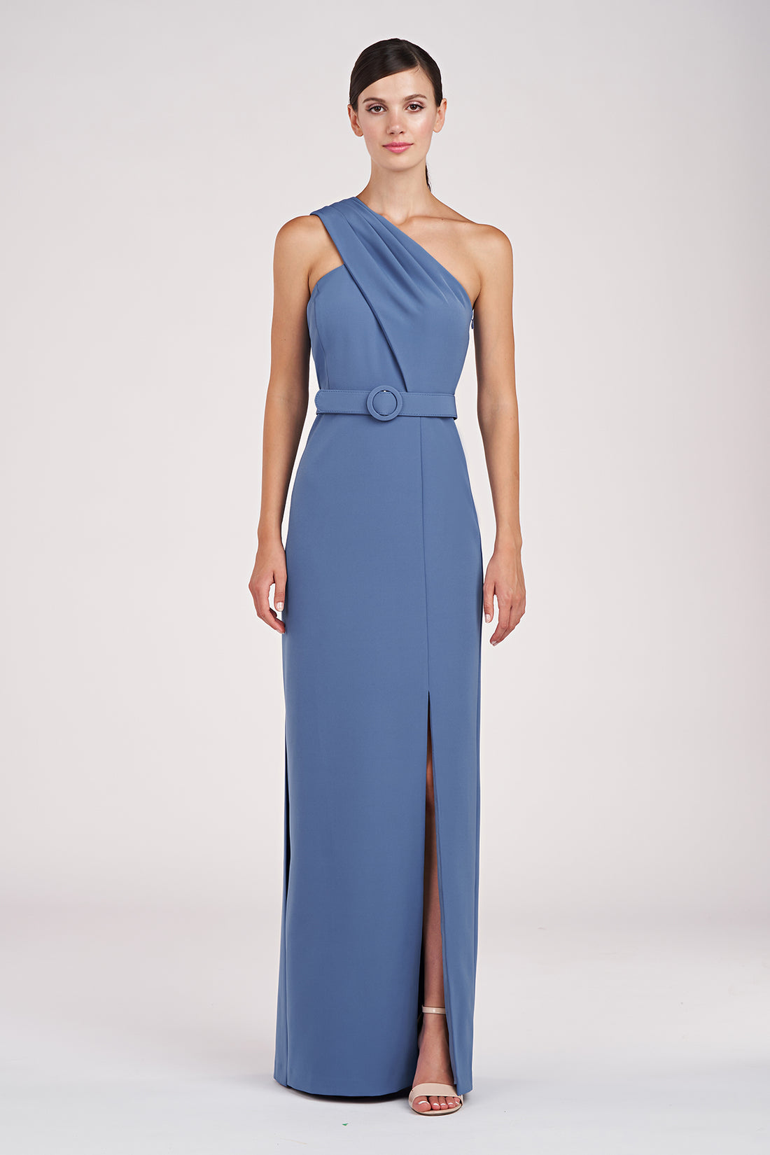 Kay Unger Bowie Gown in Mediterranean Blue Sz 2 $338