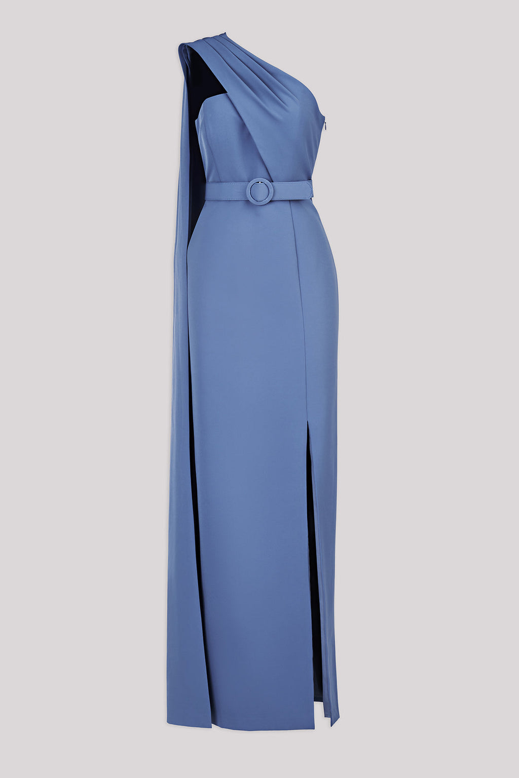 Kay Unger Bowie Gown in Mediterranean Blue Sz 2 $338