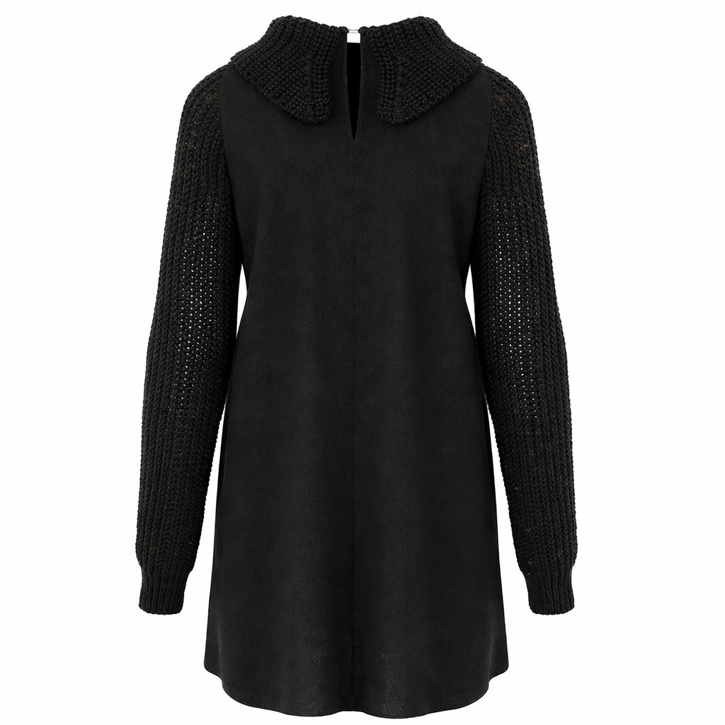 NOCTURNE
Women's Peter Pan Collared Knit Dress Sz 40 $249