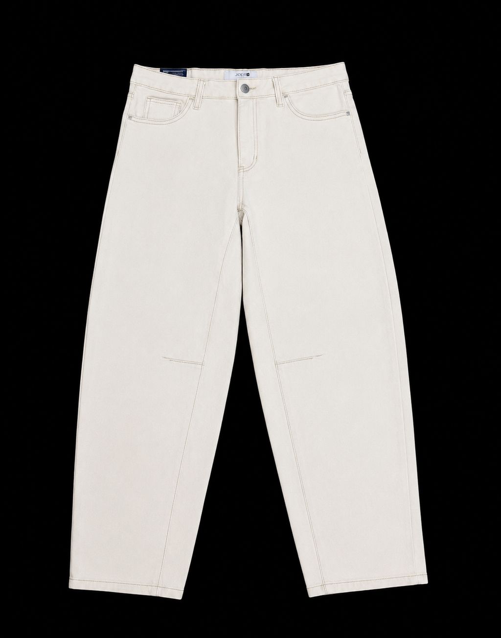 Joe’s Jeans Barrel Leg Ecru Jean Size 27 NWT High Waist Ankle $228