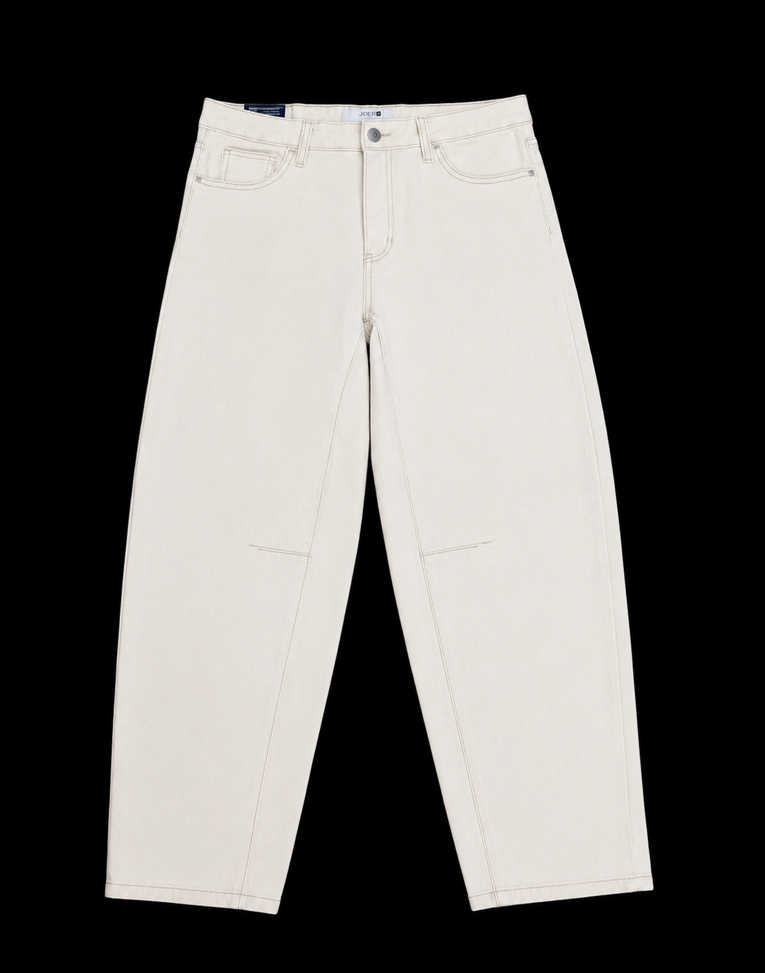 Joe’s Jeans Barrel Leg Ecru Jean Size 27 NWT High Waist Ankle $228