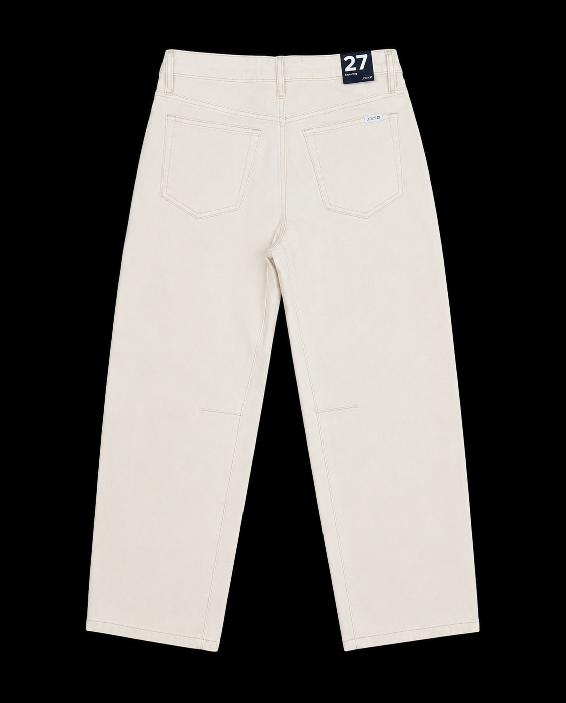 Joe’s Jeans Barrel Leg Ecru Jean Size 27 NWT High Waist Ankle $228
