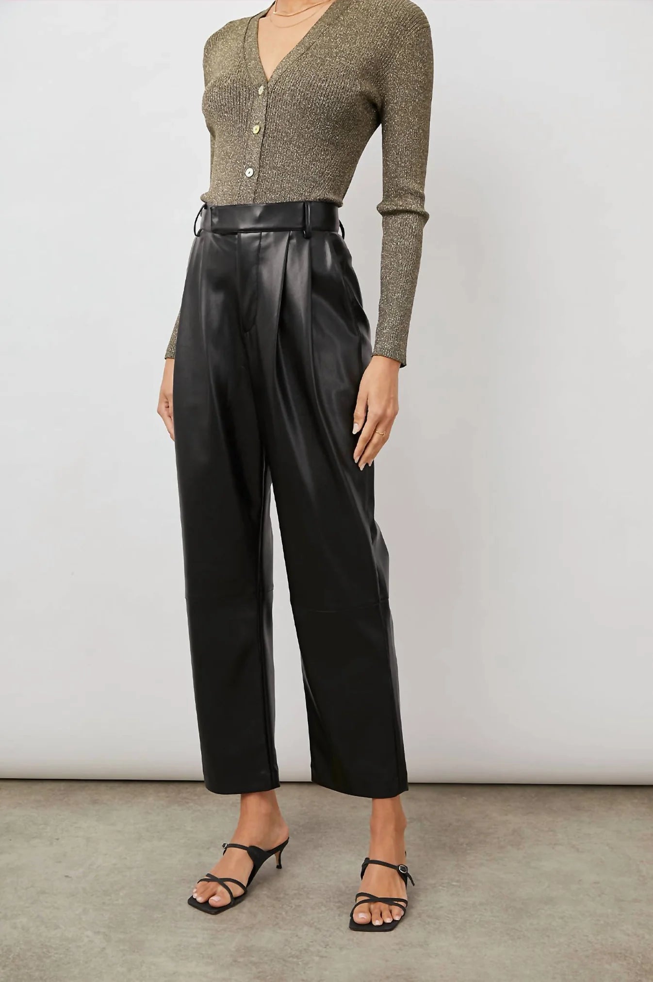 Rails Jo Faux Leather Pant Black Sz 12 $248