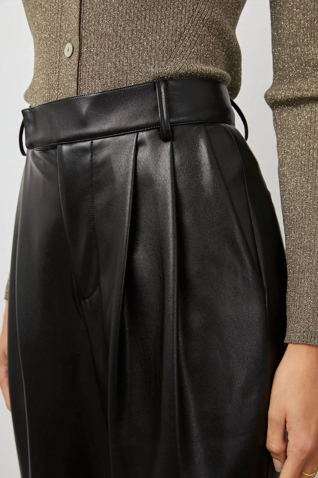 Rails Jo Faux Leather Pant Black Sz 12 $248