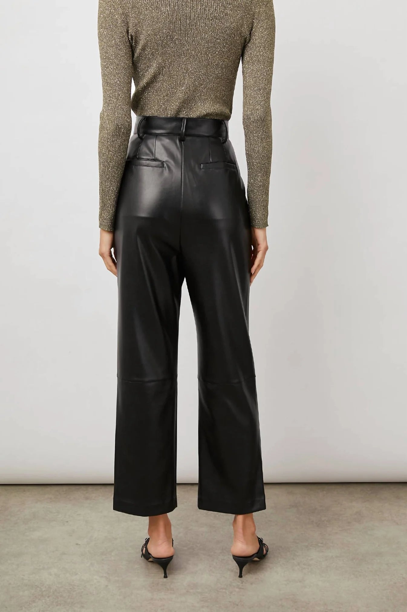 Rails Jo Faux Leather Pant Black Sz 12 $248